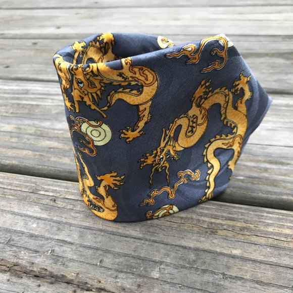 Gold City Tie Handmade Men Tie Neck Tie 100% Silk - Picture 7 of 9